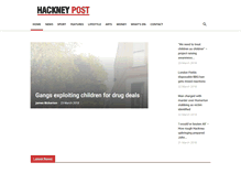 Tablet Screenshot of hackneypost.co.uk